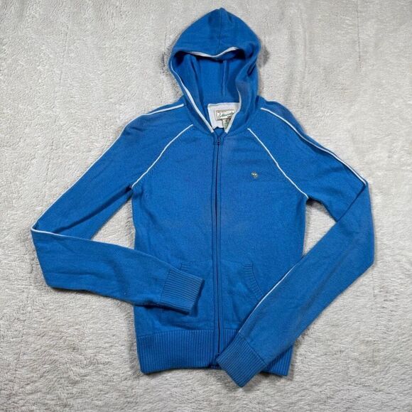 Vintage Y2K Abercrombie & Fitch Women’s Zip Up Hoodie Sweatshirt - Picture 2 of 6